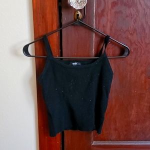 Papaya Black Tank Top